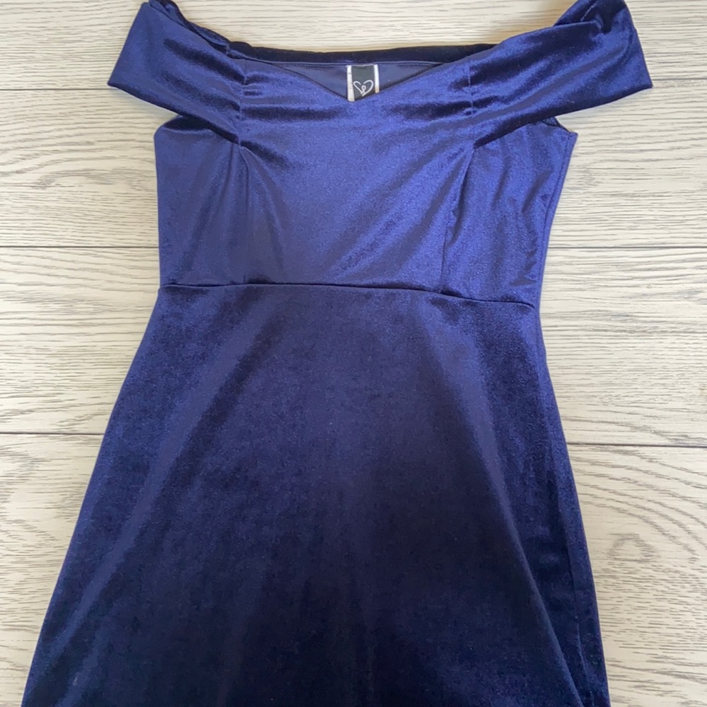 Velvet cocktail dress